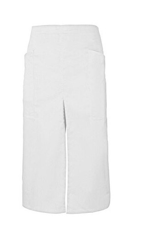 VELILLA V4209 - Langt forklæde med åbning og lommer