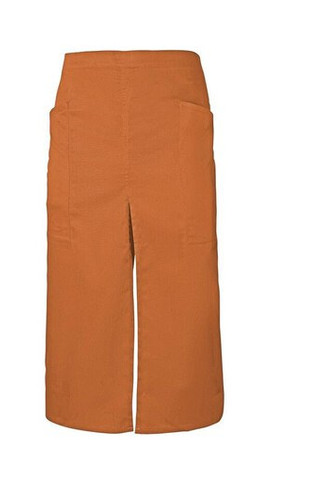 VELILLA V4209 - LONG APRON WITH OPENING AND POCKETS