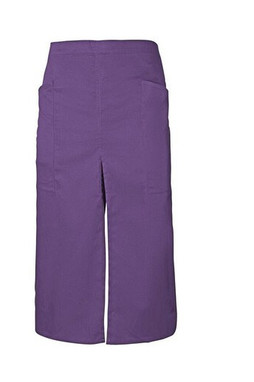 VELILLA V4209 - LONG APRON WITH OPENING AND POCKETS