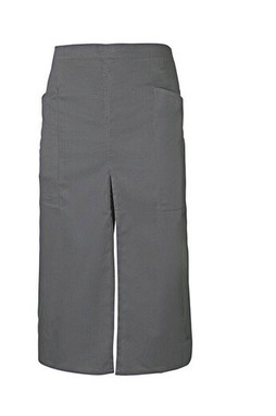 VELILLA V4209 - LONG APRON WITH OPENING AND POCKETS