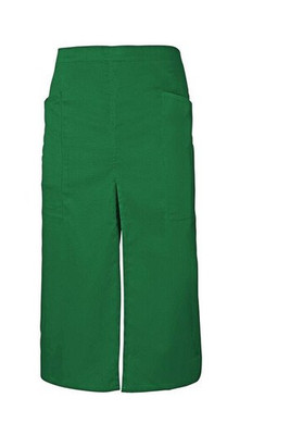 VELILLA V4209 - LONG APRON WITH OPENING AND POCKETS