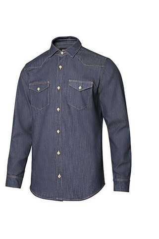 VELILLA V5006S - CAMICIA DA UOMO IN DENIM STRETCH