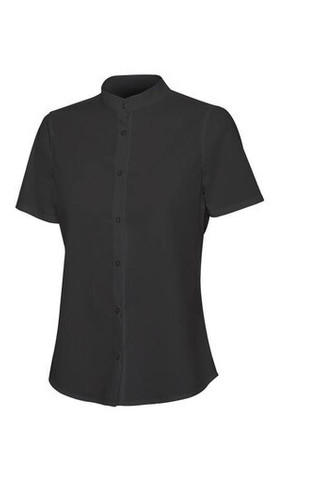 VELILLA V5014S - Camicia da donna a maniche corte con collo alla coreana