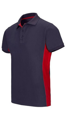 VELILLA V5504 - POLO BICOLORE MANCHES COURTES