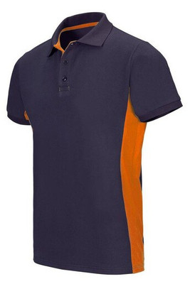VELILLA V5504 - POLO BICOLORE MANCHES COURTES