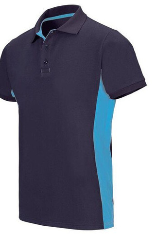 VELILLA V5504 - POLO BICOLORE MANCHES COURTES