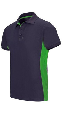 VELILLA V5504 - POLO BICOLORE MANCHES COURTES