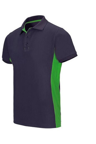 VELILLA V5504 - POLO BICOLORE MANCHES COURTES