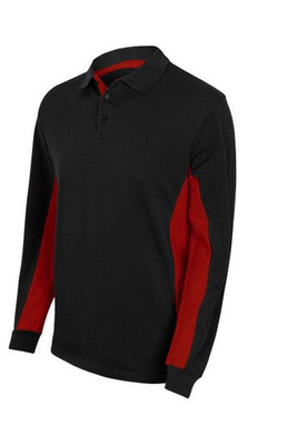 VELILLA V5514 - Two-Tone Polo Shirt Long Sleeves