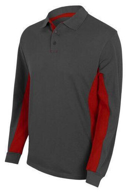 VELILLA V5514 - POLO BICOLORE MANCHES LONGUES