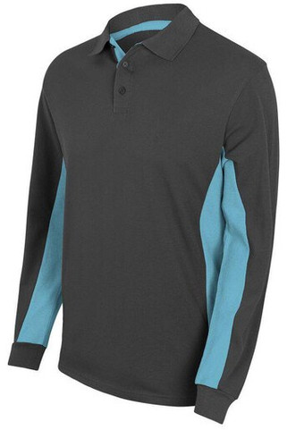 VELILLA V5514 - Two-Tone Polo Shirt Long Sleeves