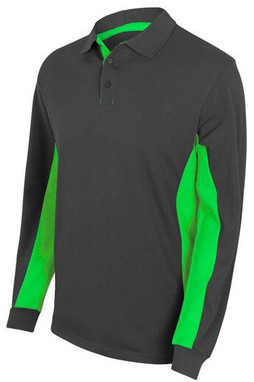 VELILLA V5514 - Two-Tone Polo Shirt Long Sleeves