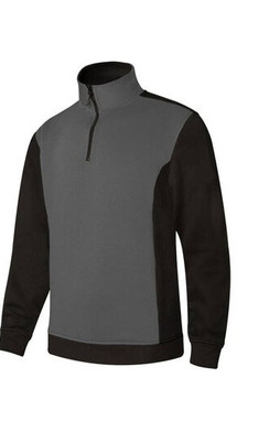 VELILLA V5703 - SWEAT BICOLORE COL ZIPPÉ