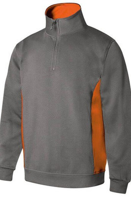 VELILLA V5704 - Two-tone zipped collar sweatshirt