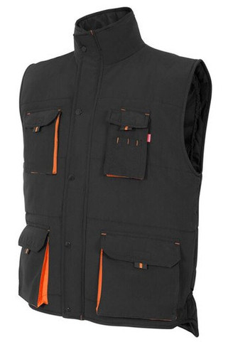 VELILLA V5902 - GILET MATELASSÉ BICOLORE MULTI-POCHES