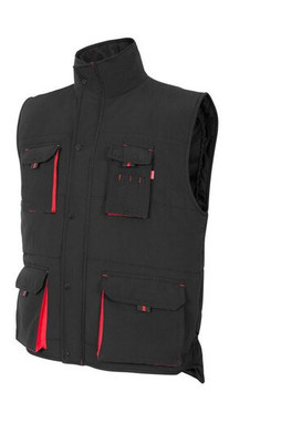 VELILLA V5902 - GILET MATELASSÉ BICOLORE MULTI-POCHES