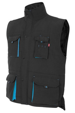 VELILLA V5902 - GILET MATELASSÉ BICOLORE MULTI-POCHES
