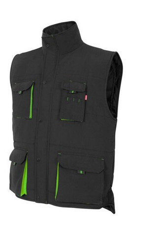VELILLA V5902 - GILET MATELASSÉ BICOLORE MULTI-POCHES