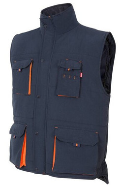 VELILLA V5902 - Multi-lomme to-tonet quiltet vest