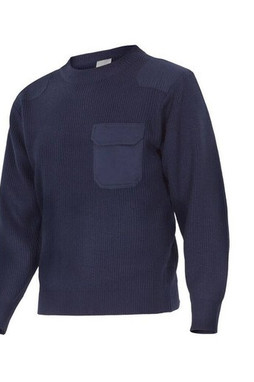 VELILLA VL100 - Camisa grossa com gola média