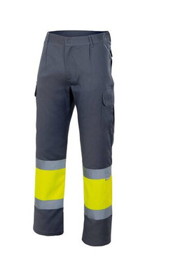 VELILLA VL157 - HIGH-VISIBILITY TWO-TONE PANTS