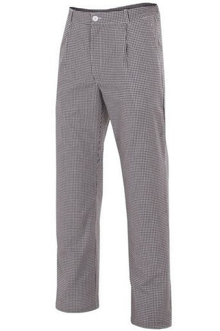 VELILLA VL351 - CHECKERED COOKS PANTS