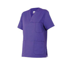 VELILLA VL589 - Tunic Leggera con Tasche e Scollo a V