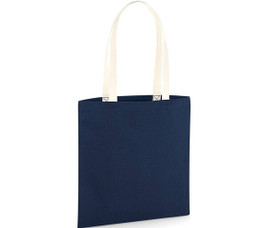 WESTFORD MILL W801C - Sac organique en cotton canvas avec anses contrastées