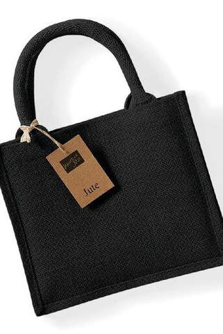 Westford mill WM412 - Eco-Friendly Burlap Tote with Cotton Handles