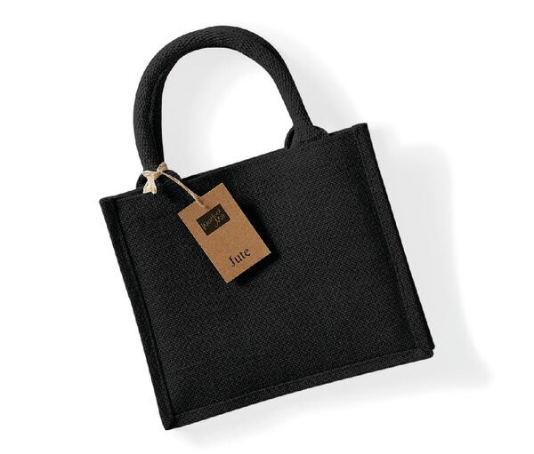 Westford mill WM412 - Eco-Friendly Burlap Tote with Cotton Handles