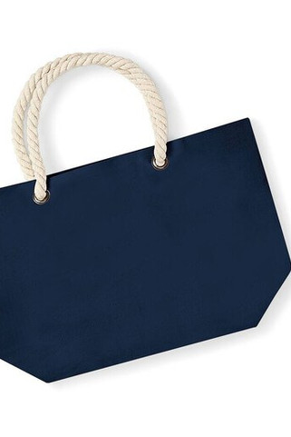 Westford mill WM680 - Coastal Canvas Beach Tote with Rope Handles