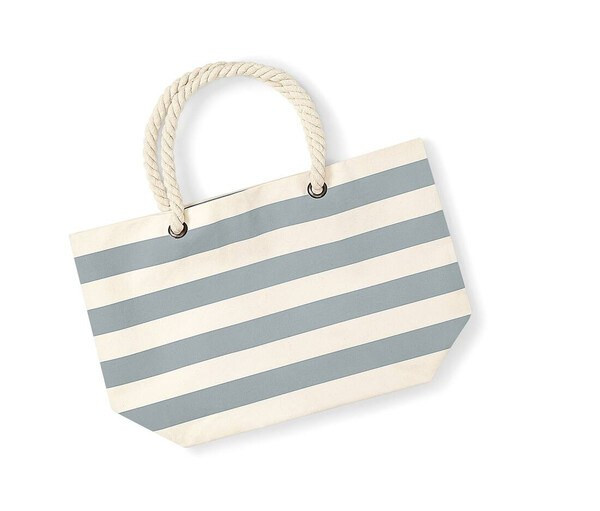 Westford mill WM680 - Coastal Canvas Beach Tote with Rope Handles