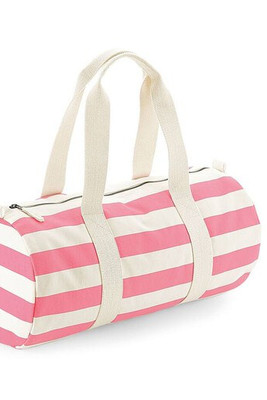 Westford mill WM688 - Versatile Striped Canvas Travel Companion Bag