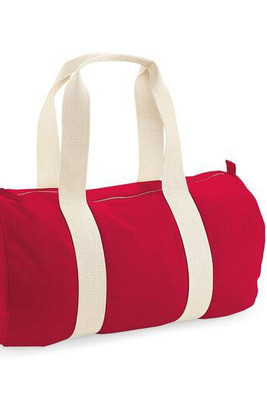 WestFord Mill WM814 - Eco-Friendly Organic Cotton Travel Barrel Bag