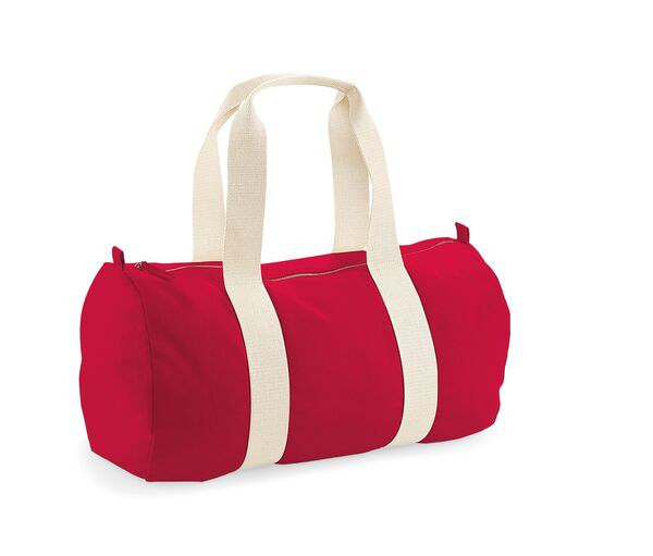WestFord Mill WM814 - Eco-Friendly Organic Cotton Travel Barrel Bag