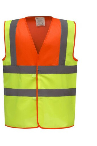 Yoko YK100 - High visibility 2 b&b vest (HVW100CH)