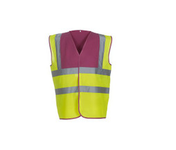 Yoko YK100 - High visibility 2 b&b vest (HVW100CH)