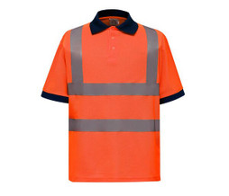YOKO YK210 - Polo manches courtes haute visibilité