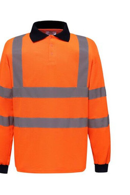 YOKO YK310 - Polo manches longues haute visibilité