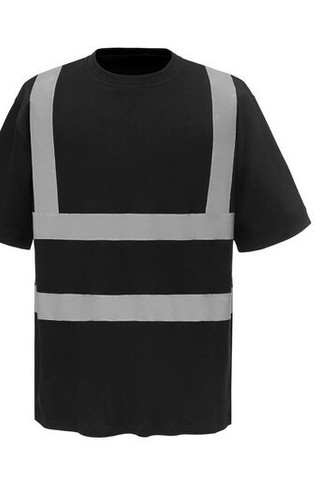Yoko YK410 - Reflektierendes kurzärmeliges T-Shirt