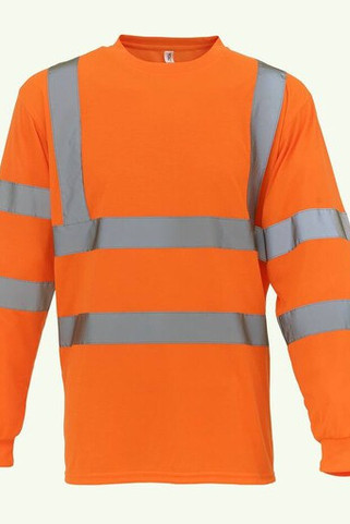 Yoko YK420 - Tricou cu mânecă lungă și vizibilitate ridicată