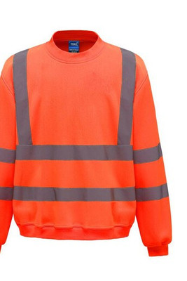 YOKO YK510 - Sweat col rond haute visibilité