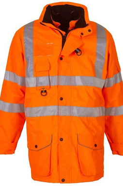 YOKO YK711 - Parka 7 en 1 haute visibilité