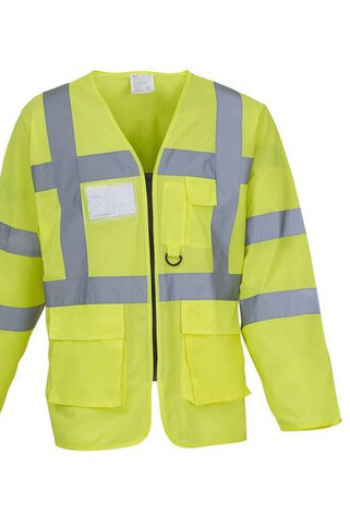 Yoko YK800 - Μπουφάν ασφαλείας με μακριά μανίκια και πολλαπλές τσέπες
