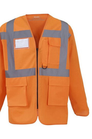 Yoko YK800 - Long sleeve multi-pocket safety jacket