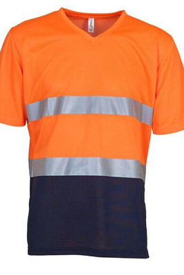 Yoko YK910 - V-neck high-visibility T-shirt