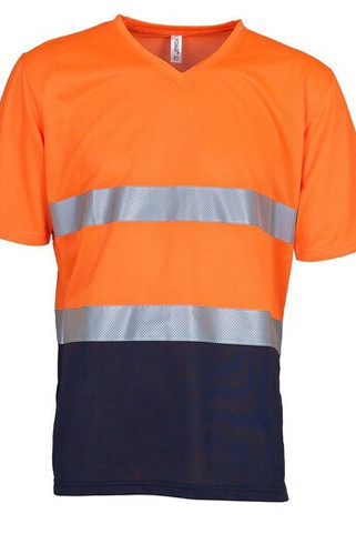 Yoko YK910 - V-neck high-visibility T-shirt