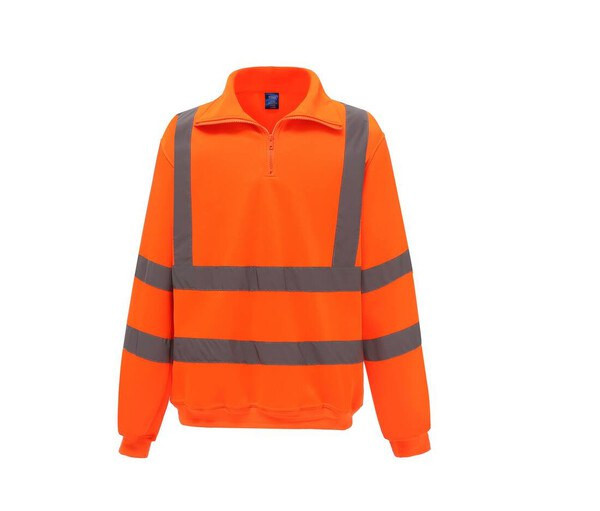 Yoko YKK06 - Sweatshirt med lynlås med høj synlighed