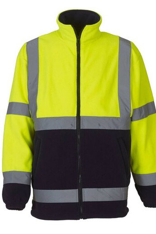 Yoko YKK08 - Χοντρό μπουφάν από φλις υψηλής ορατότητας