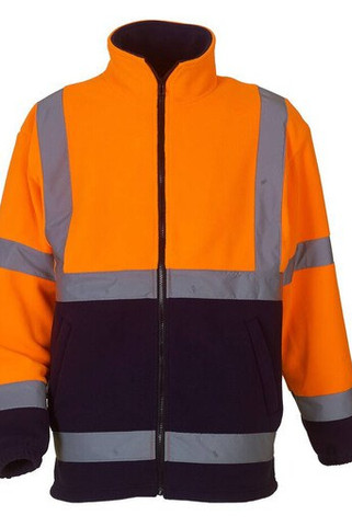 Yoko YKK08 - Thick high-visibility fleece jacket